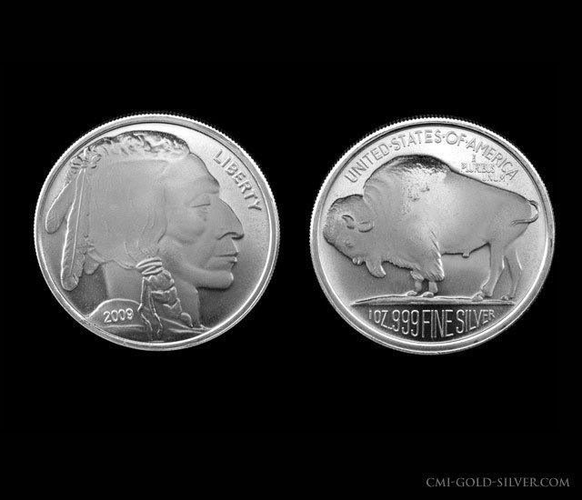 1-oz Buffalo Silver Rounds
